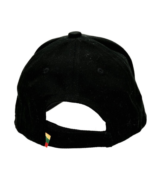 Juoda kepurė nuo saulės su Vyčiu